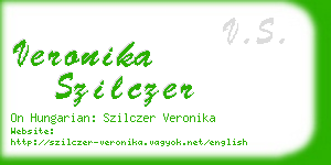 veronika szilczer business card